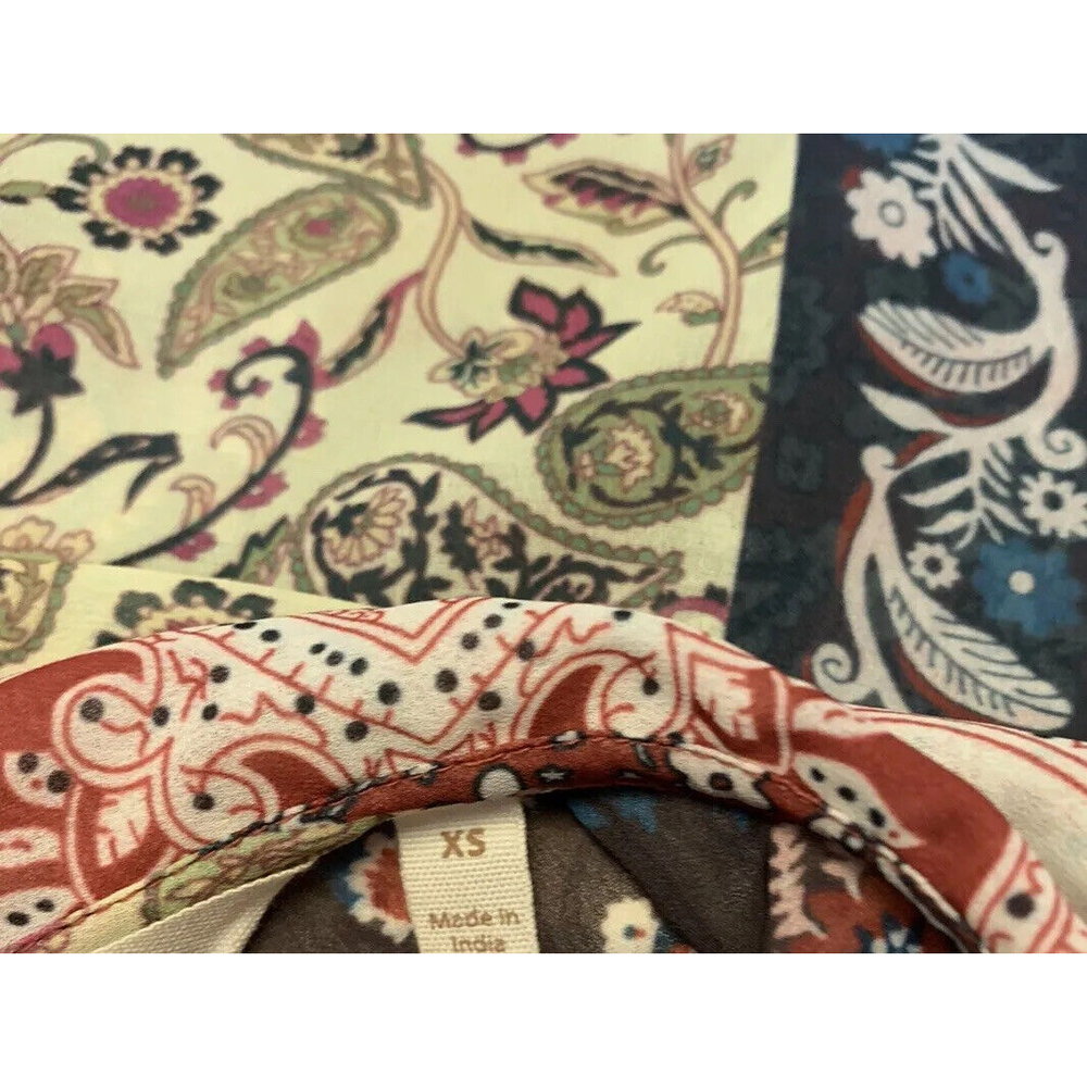 Soft Surroundings Multi Paisley-Patchwork-Print L… - image 6